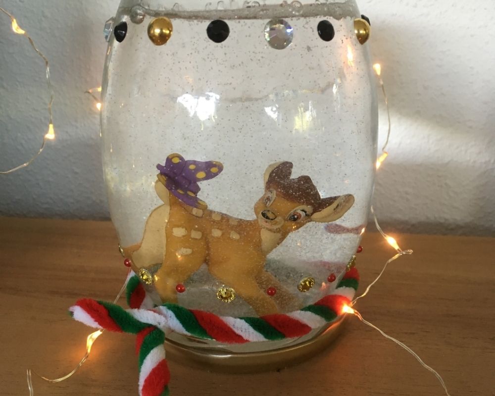 Kinderfeestje Snowglobe glitterglobe