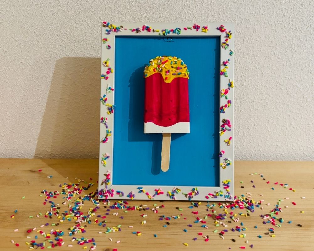 Kinderfeestje ijsje in een lijstje 1